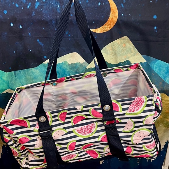 Thirty One Cargo Large Utility Tote LUT - Watermelon 🍉 - Picture 3 of 3